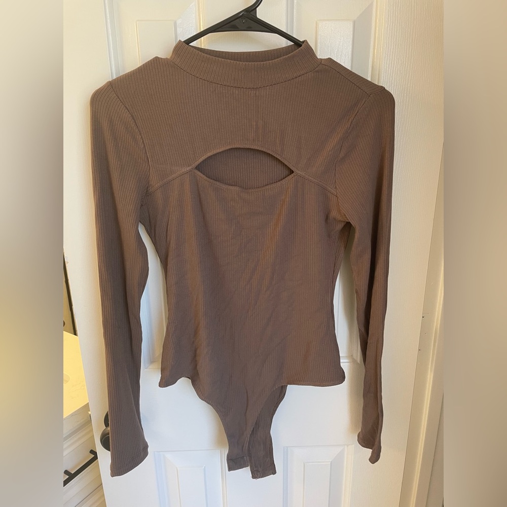 Brown bodysuit